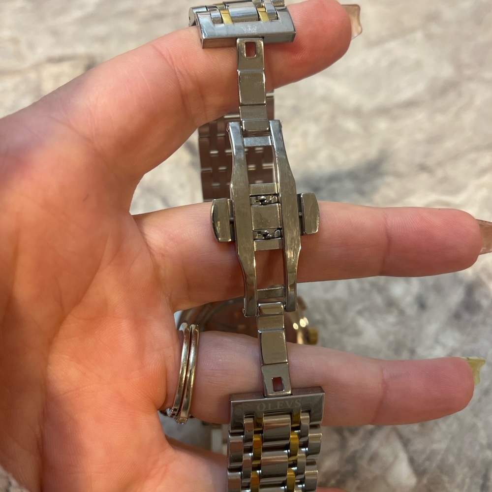 OLEVS Automatic Skeleton Watch Blue Dial - image 6